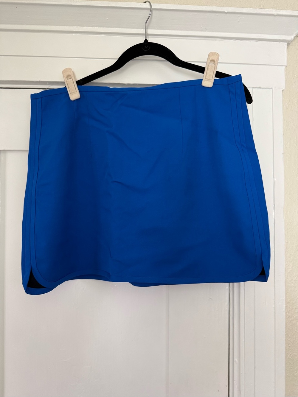 Zara Royal Blue Skirt with Black Waistband